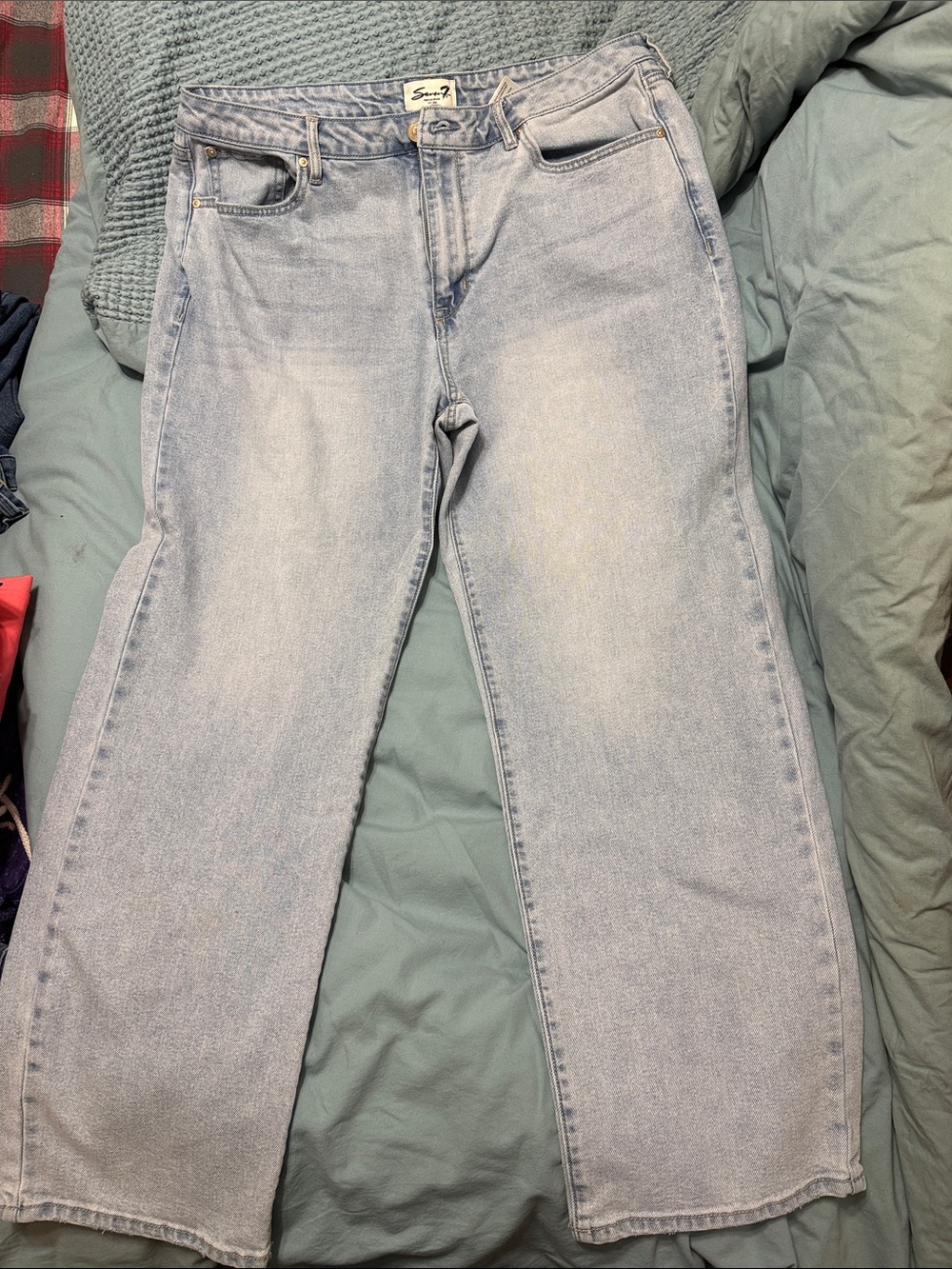Light Wash Wide Leg Women's Jeans - Seven7